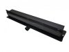 AQUALine - Odpływ liniowy ścienny czarny/black 2w1 pod płytkę Rozmiar 80cm S04BK800